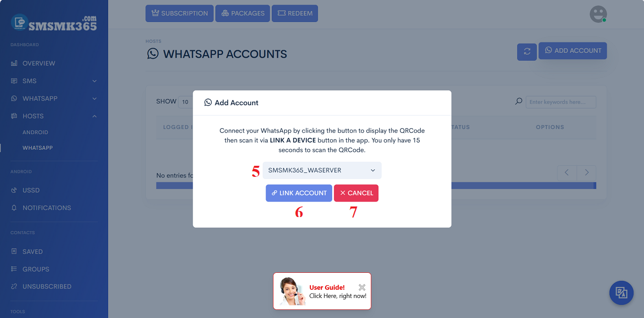Choose a WhatsApp Server