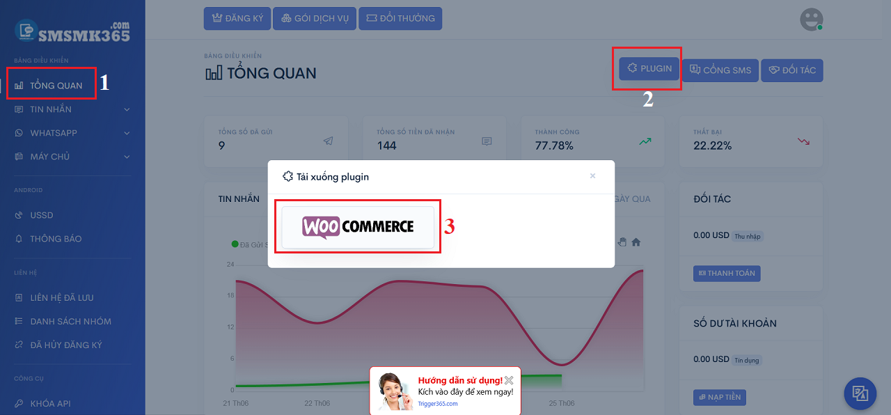 Tải SmsMk365 - WordPress WooCommerce Plugin for SMS and WhatsApp