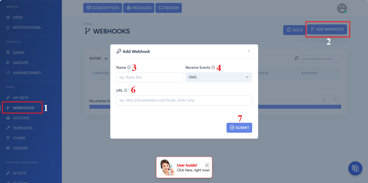 Add a WebHook